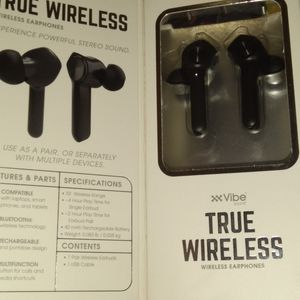 True wireless headphones